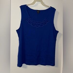 Women’s Elegant Royal Blue Tank Top